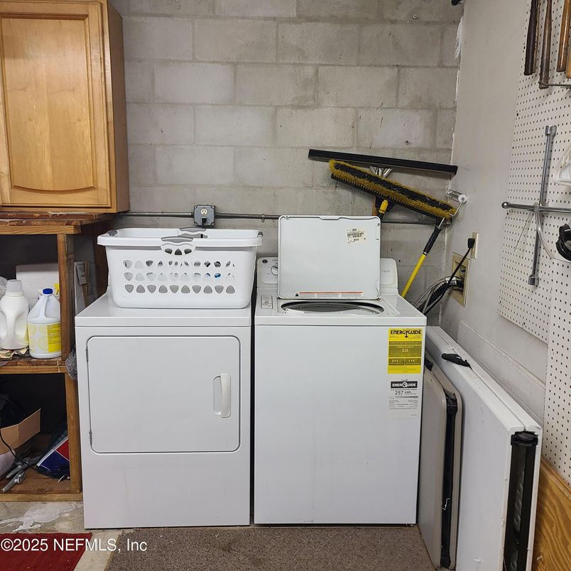 Interior, Stone Walls, Washer