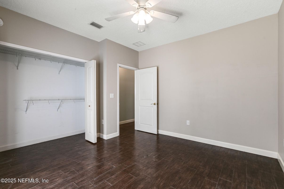 Empty room, Interior, Walk-in Closets, Wood Texture Flooring
