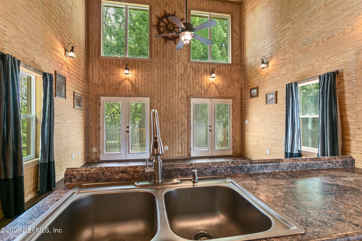 Interior, Kitchen, Stone Walls, Wooden Ceilings, Wooden Walls