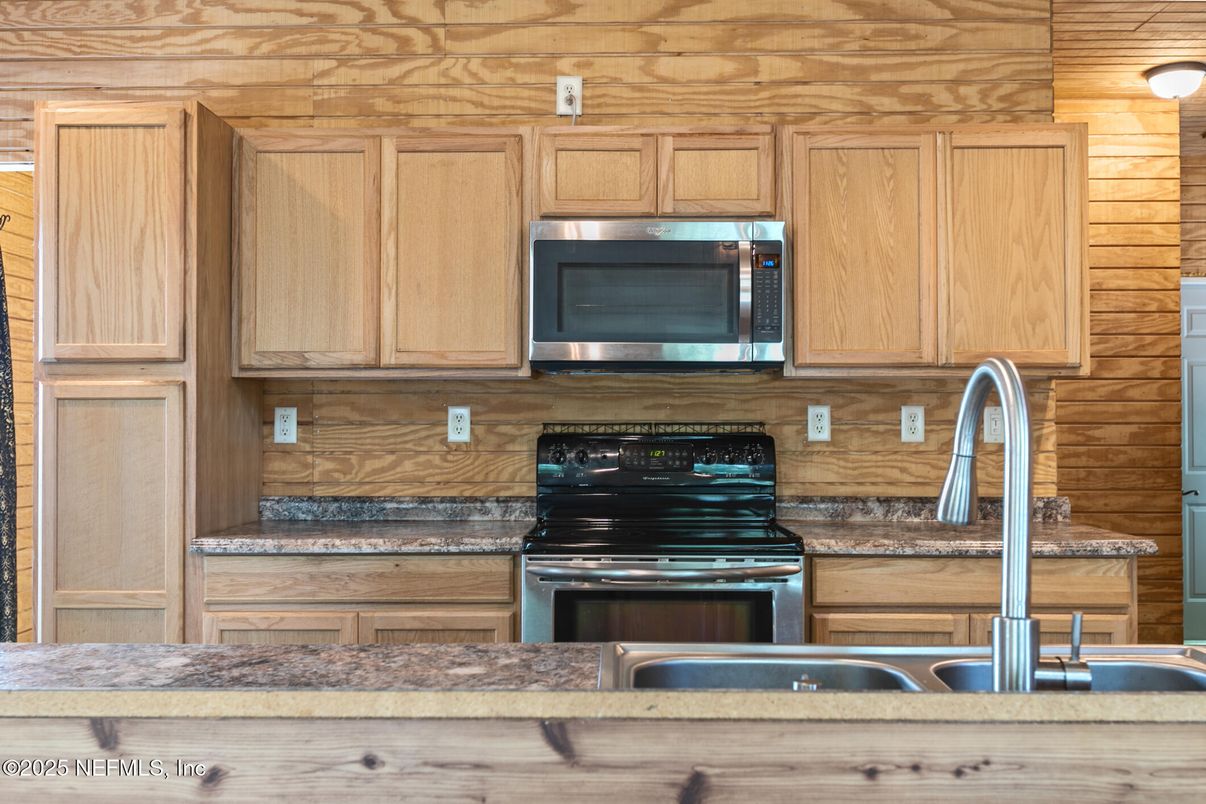 Interior, Kitchen, Wooden Walls