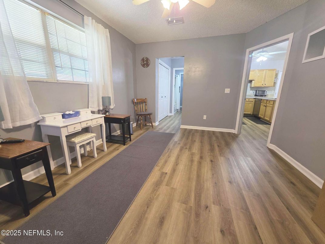 Home Office, Interior, Wood Texture Flooring