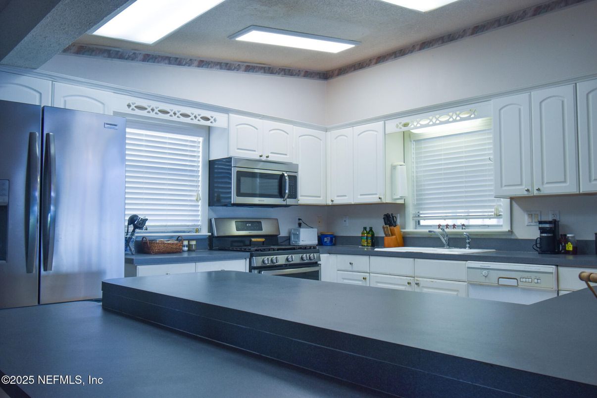 Interior, Kitchen, Recessed Lighting, Stainless Steel Appliances