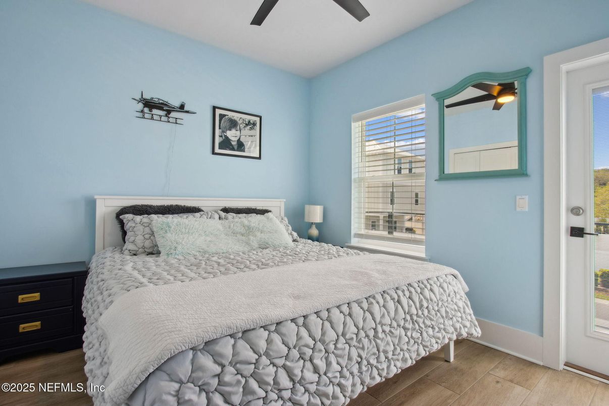Bedroom, Interior, Wood Texture Flooring