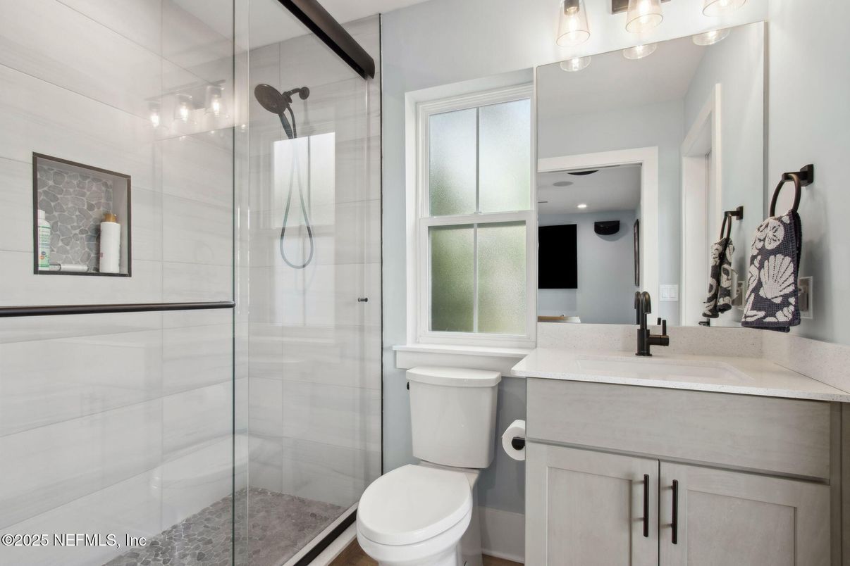 Bathroom, Glass Shower, Interior