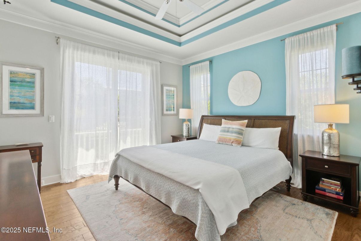 Bedroom, Interior, Wood Texture Flooring