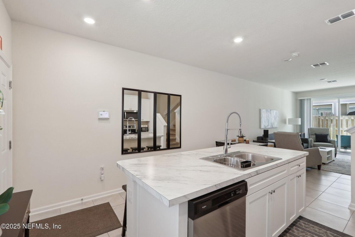 Interior, Kitchen, Living room, Recessed Lighting, Stainless Steel Appliances