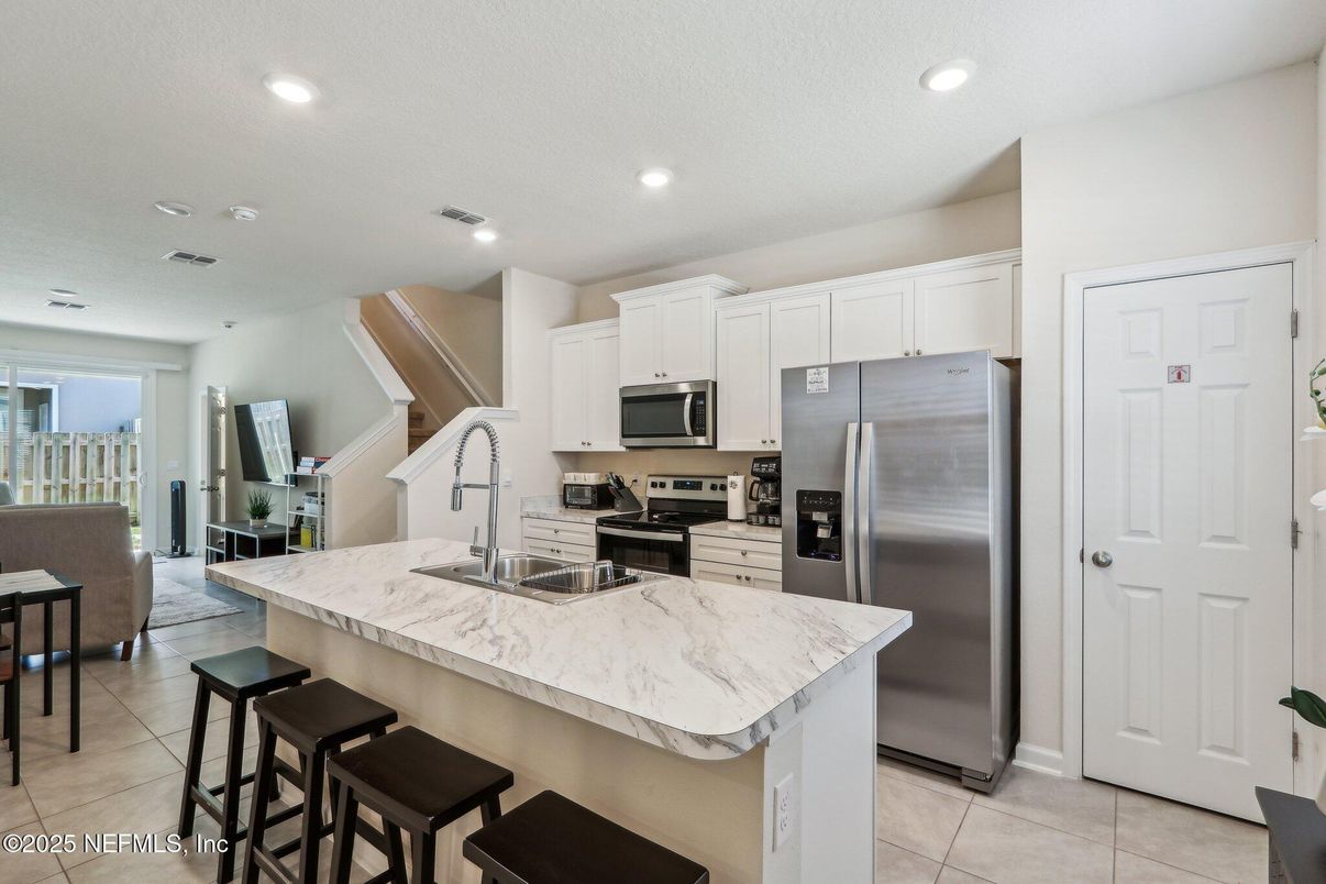 Interior, Kitchen, Recessed Lighting, Stainless Steel Appliances