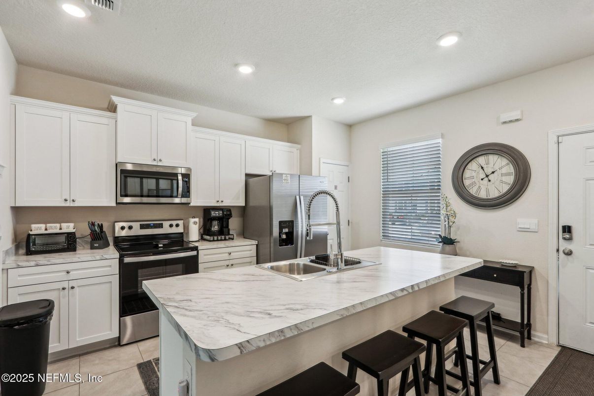 Interior, Kitchen, Recessed Lighting, Stainless Steel Appliances