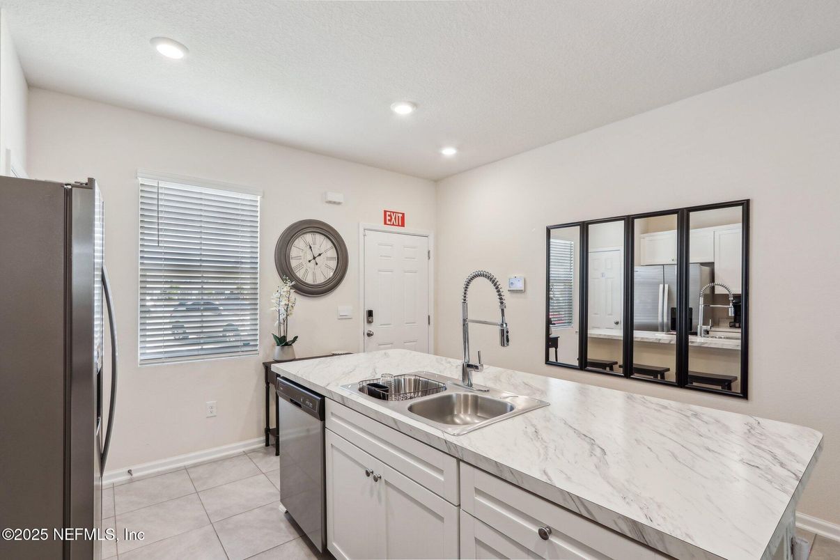 Interior, Kitchen, Recessed Lighting, Stainless Steel Appliances