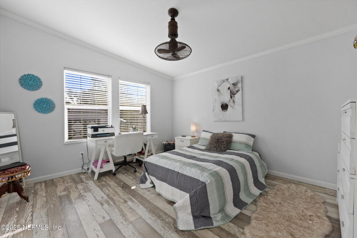Bedroom, Home Office, Interior, Wood Texture Flooring