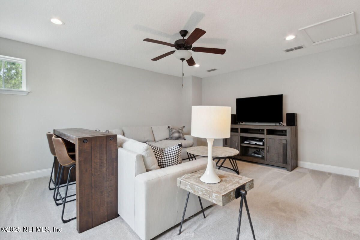 Interior, Living room, Recessed Lighting