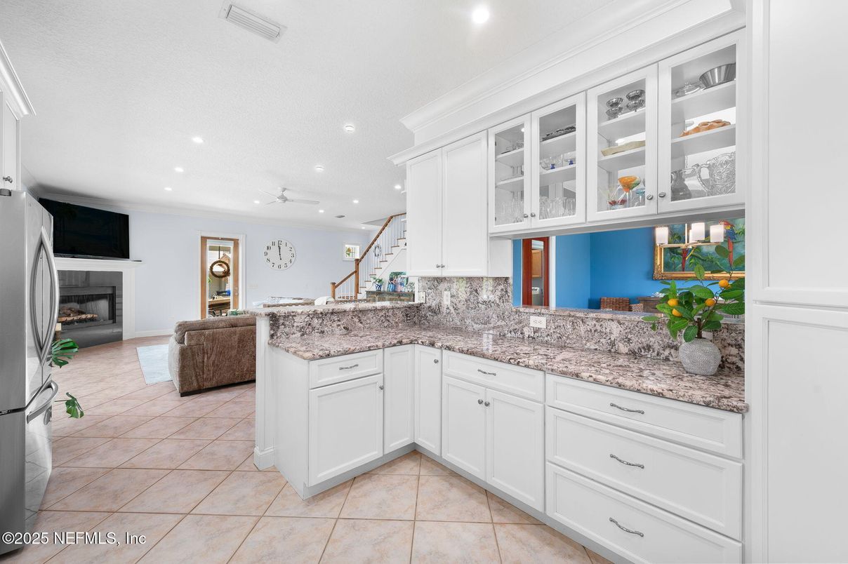 Fireplace, Interior, Recessed Lighting