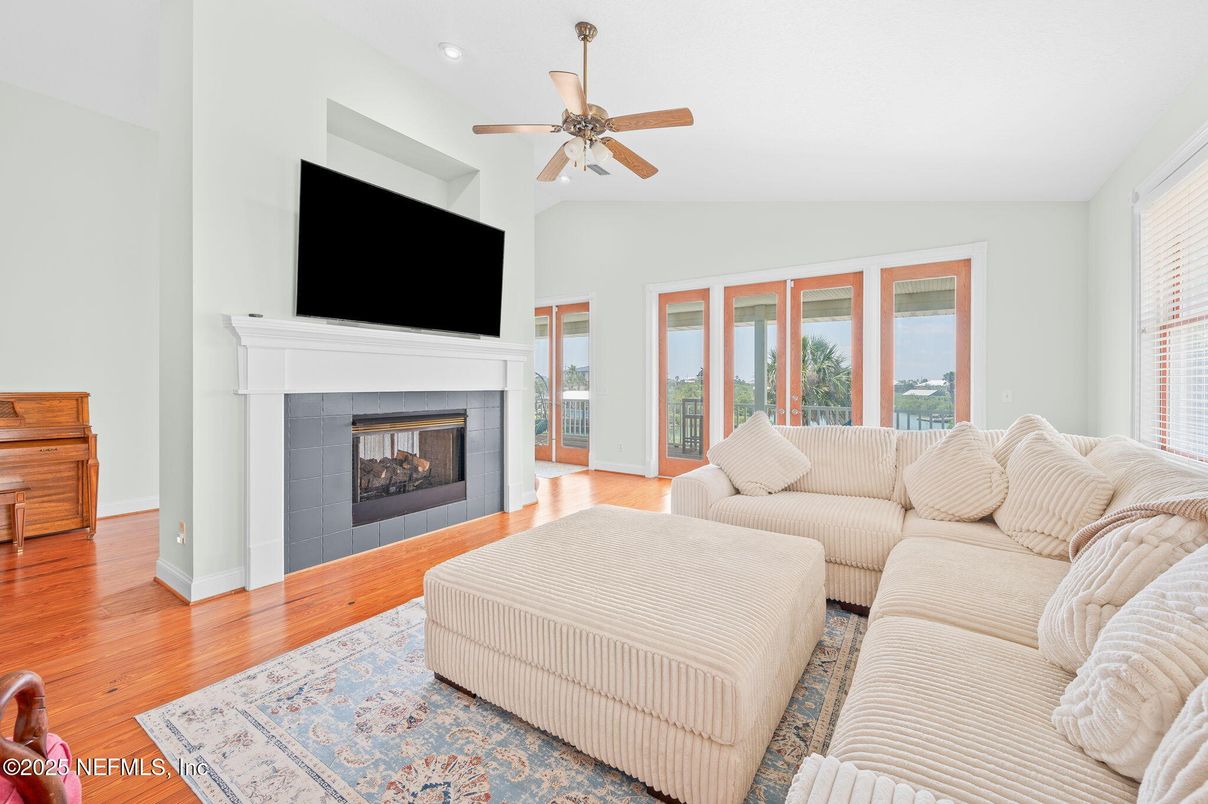 Fireplace, Interior, Living room, Wood Texture Flooring