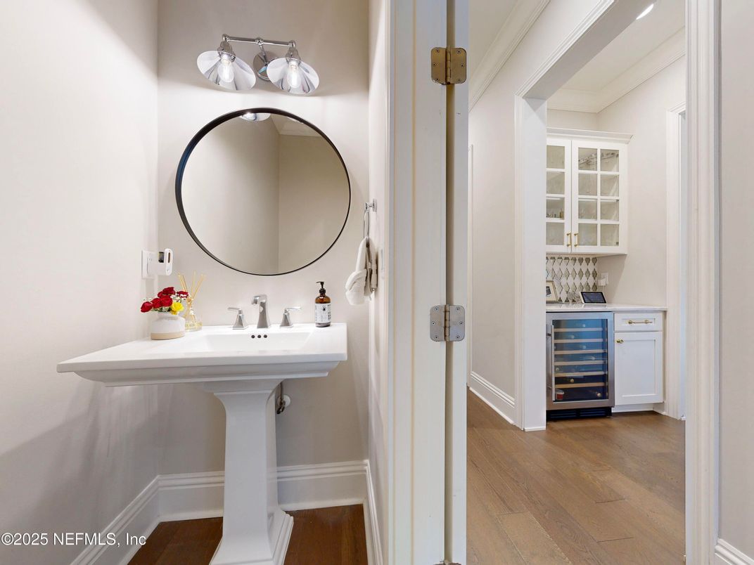 Bathroom, Interior, Wood Texture Flooring