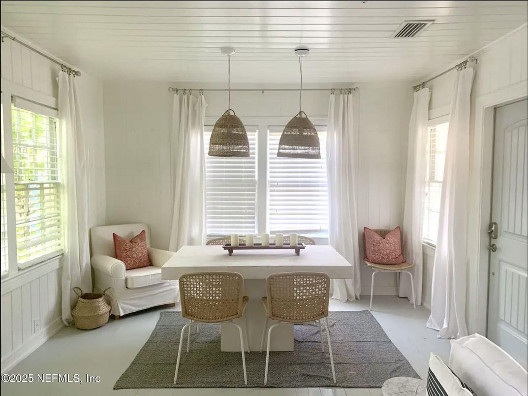 Dining room, Interior, Pendant Lights