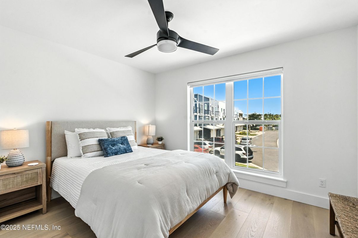 Bedroom, Interior, Wood Texture Flooring