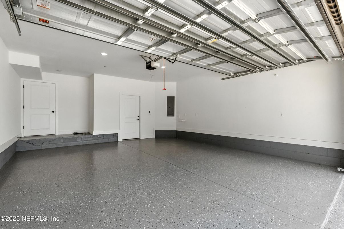 Garage, Interior, Recessed Lighting