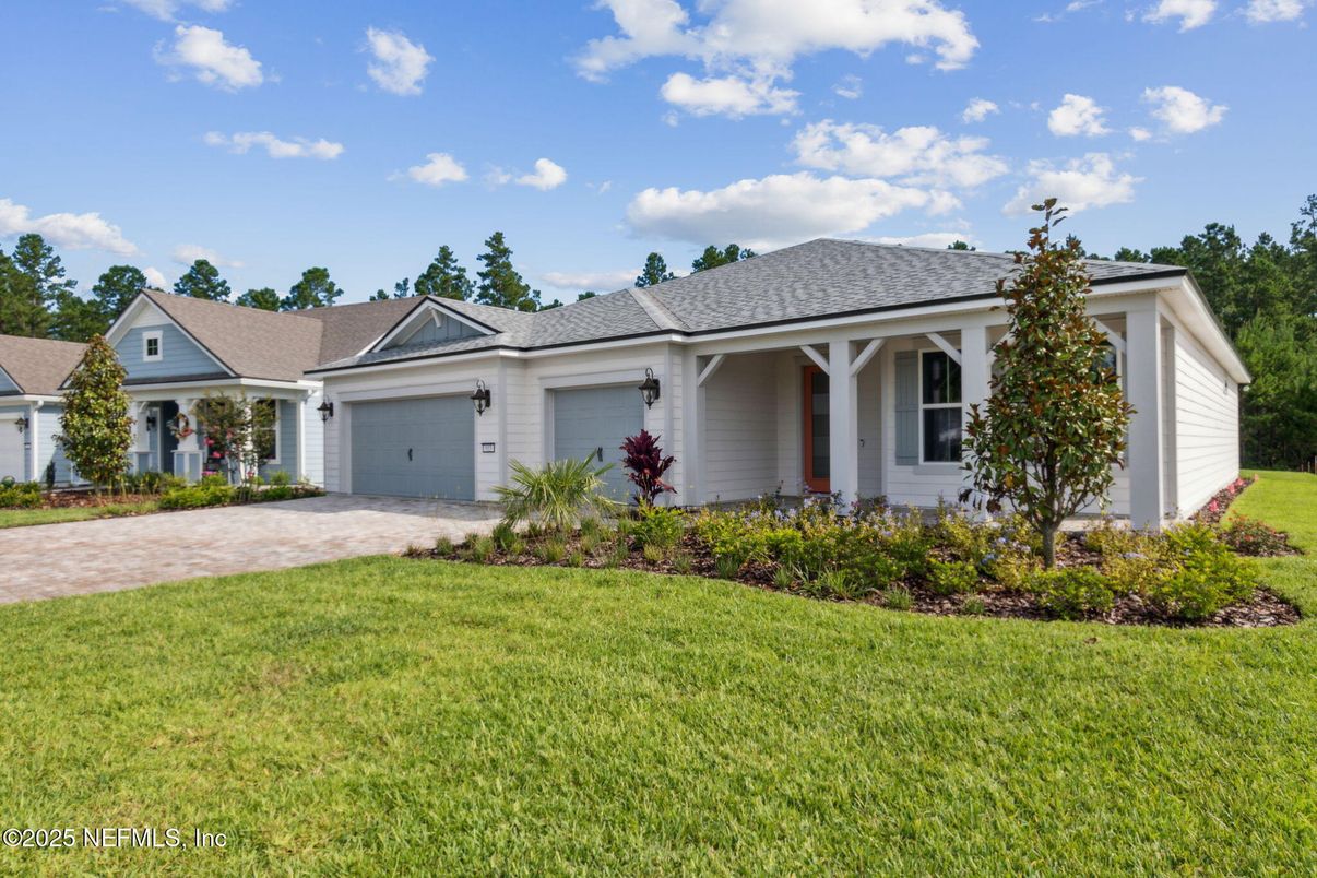 Attached, Backyard, Exterior, Facade, Ranch
