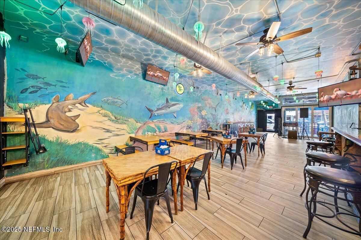 Dining room, Interior, Wood Texture Flooring