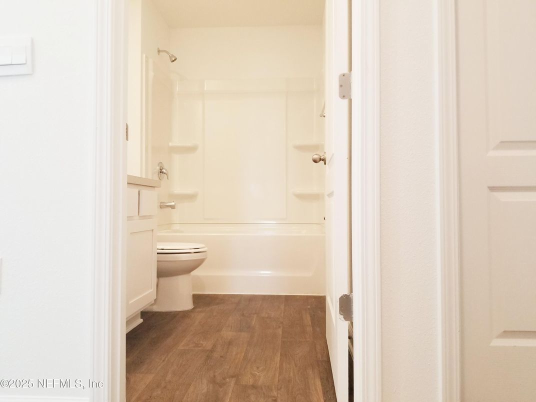 Bathroom, Interior, Wood Texture Flooring