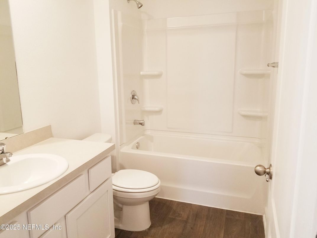 Bathroom, Interior, Wood Texture Flooring