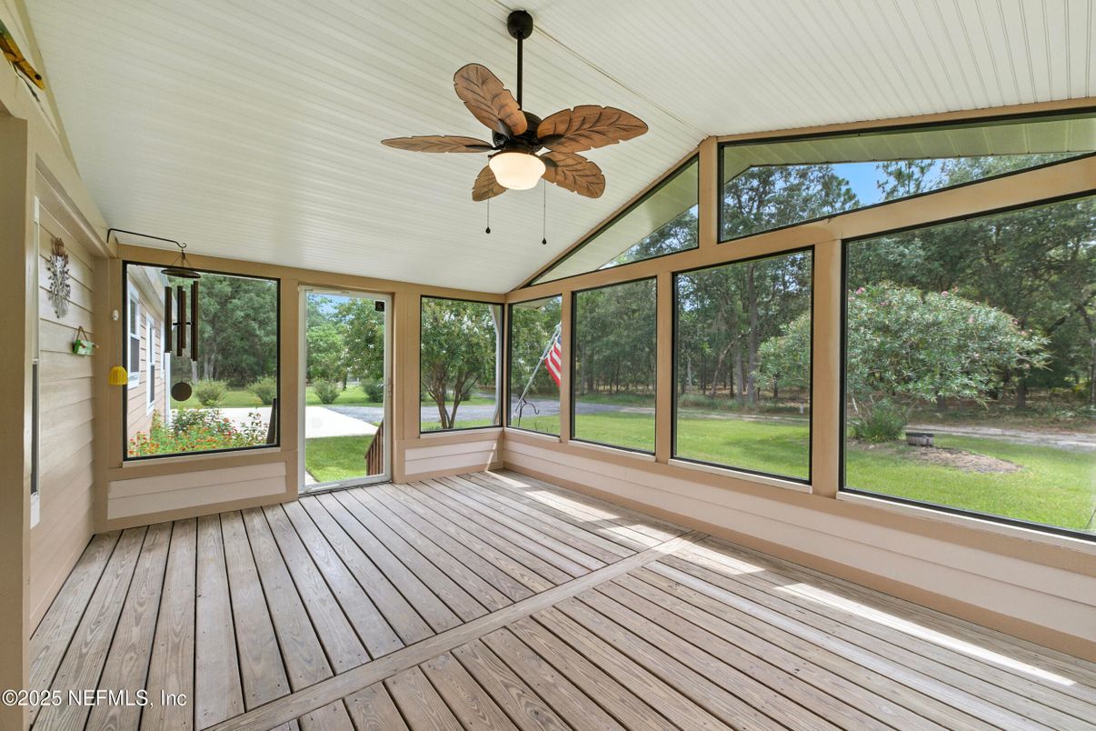 Interior, Sun Room, Wood Texture Flooring