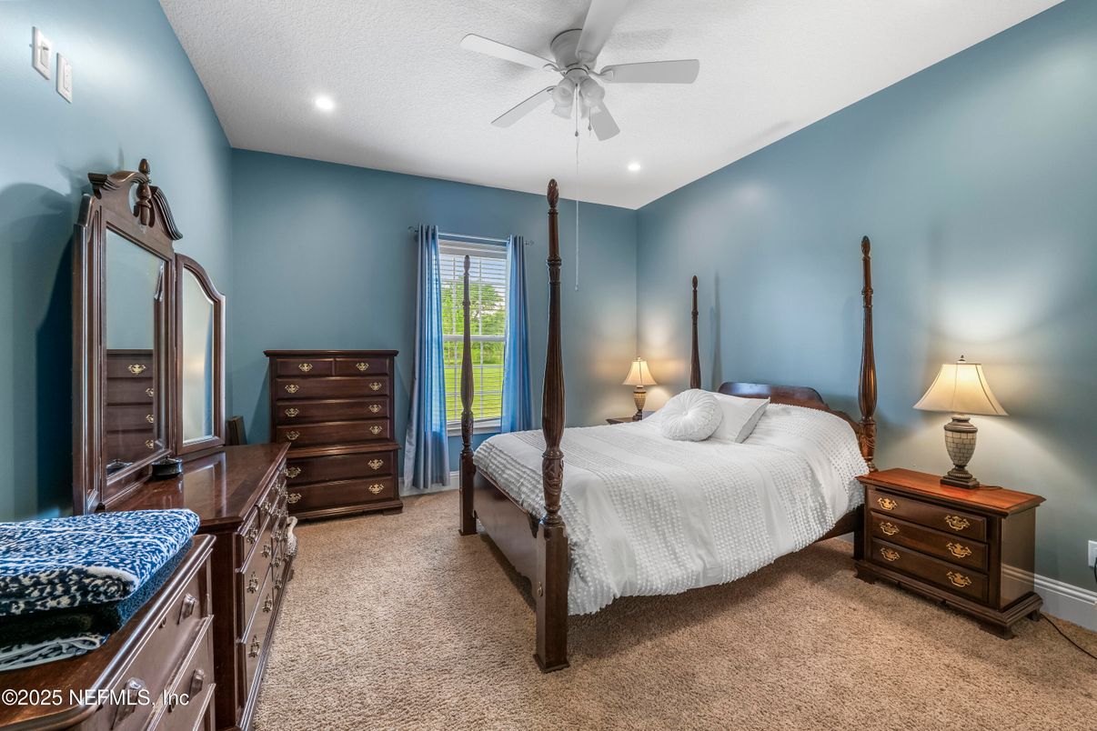 Bedroom, Interior, Recessed Lighting