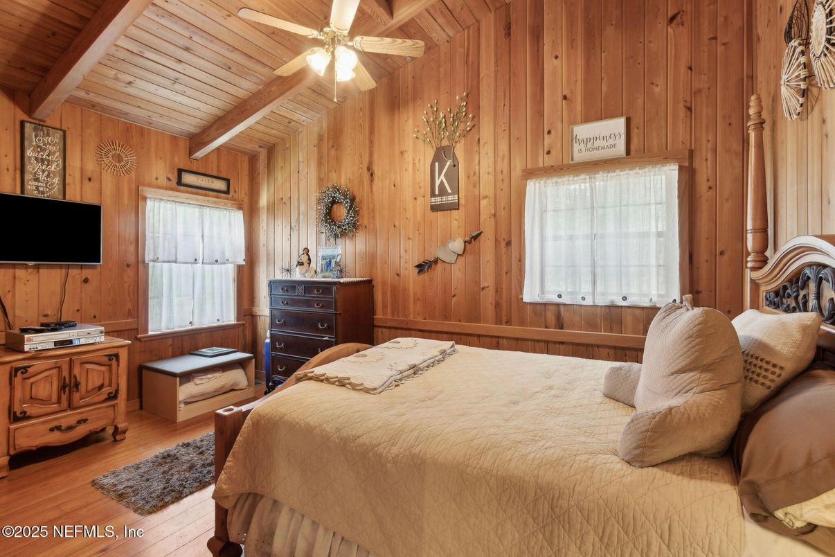 Bedroom, Interior, Wooden Beams, Wooden Ceilings, Wood Texture Flooring, Wooden Walls