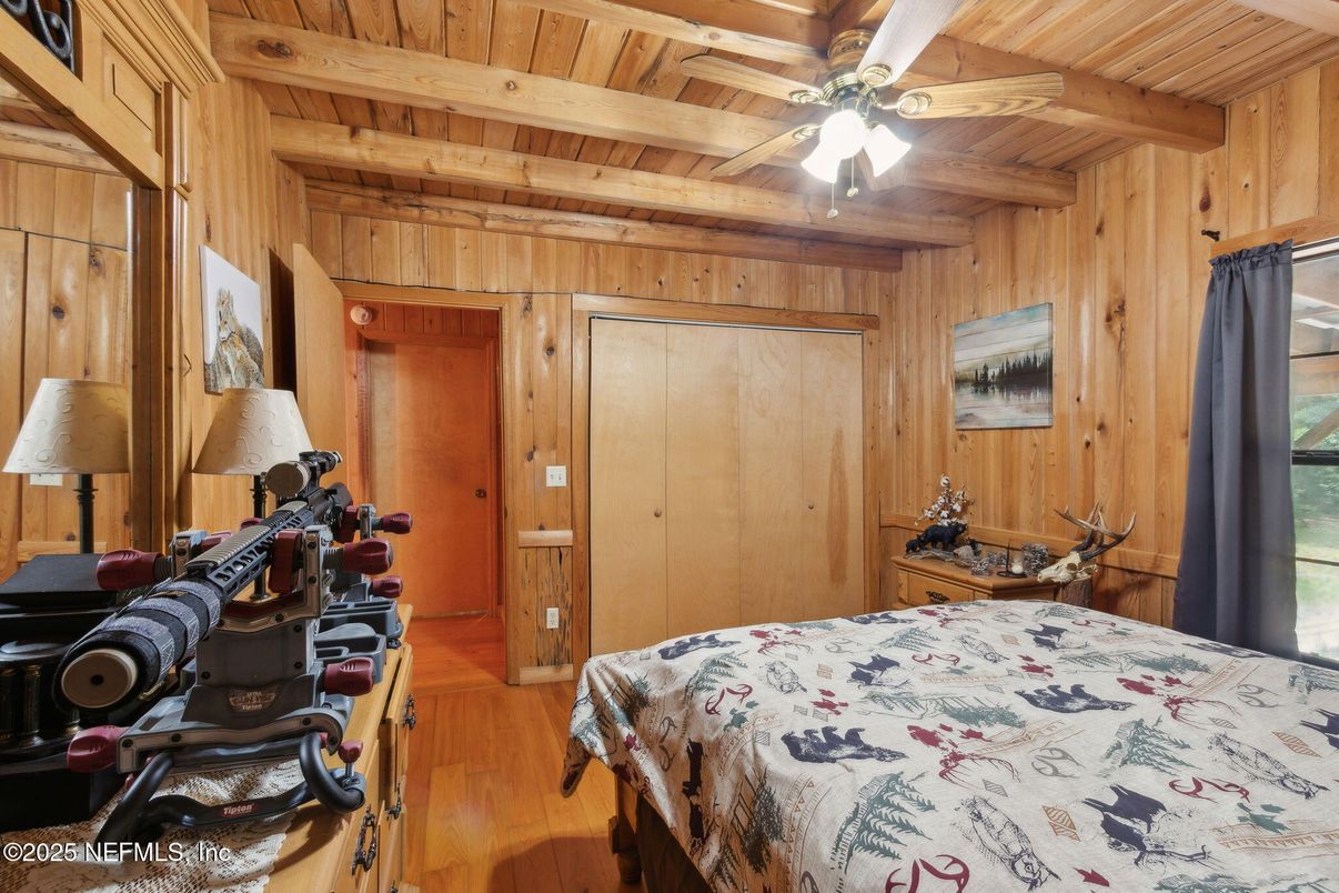 Bedroom, Interior, Wooden Beams, Wooden Ceilings, Wood Texture Flooring, Wooden Walls