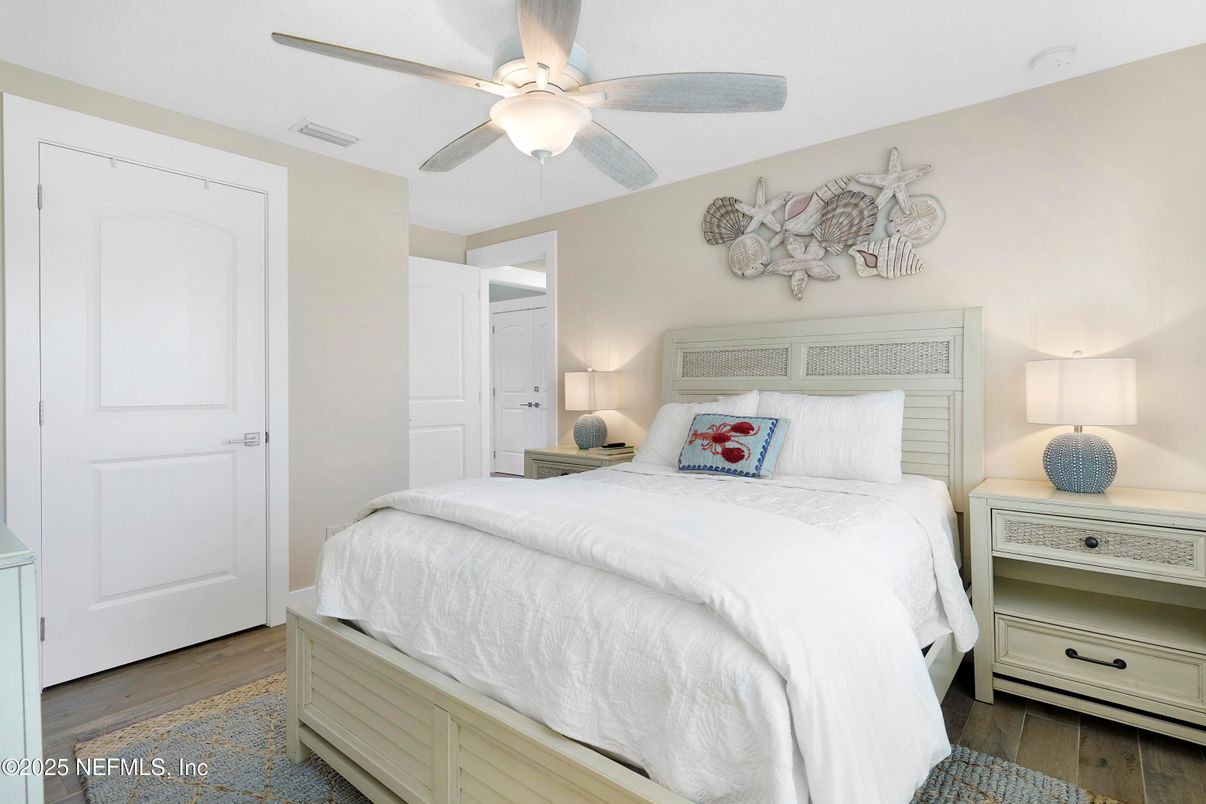 Bedroom, Interior, Wood Texture Flooring