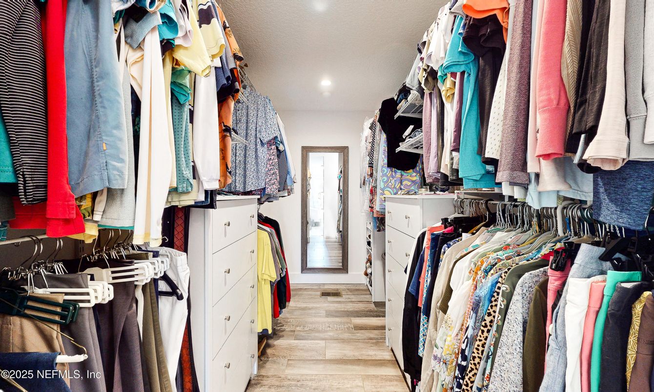 Interior, Recessed Lighting, Walk-in Closets, Wood Texture Flooring