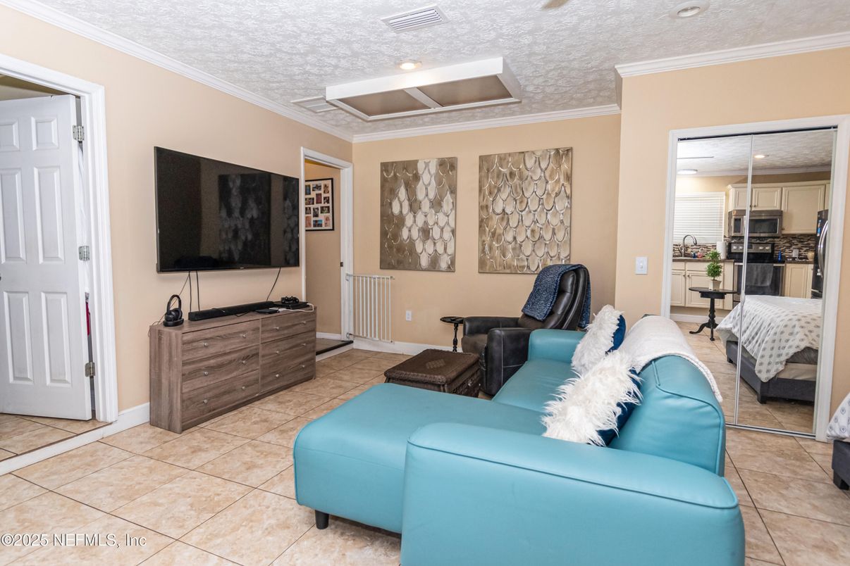 Interior, Kitchen, Living room, Recessed Lighting