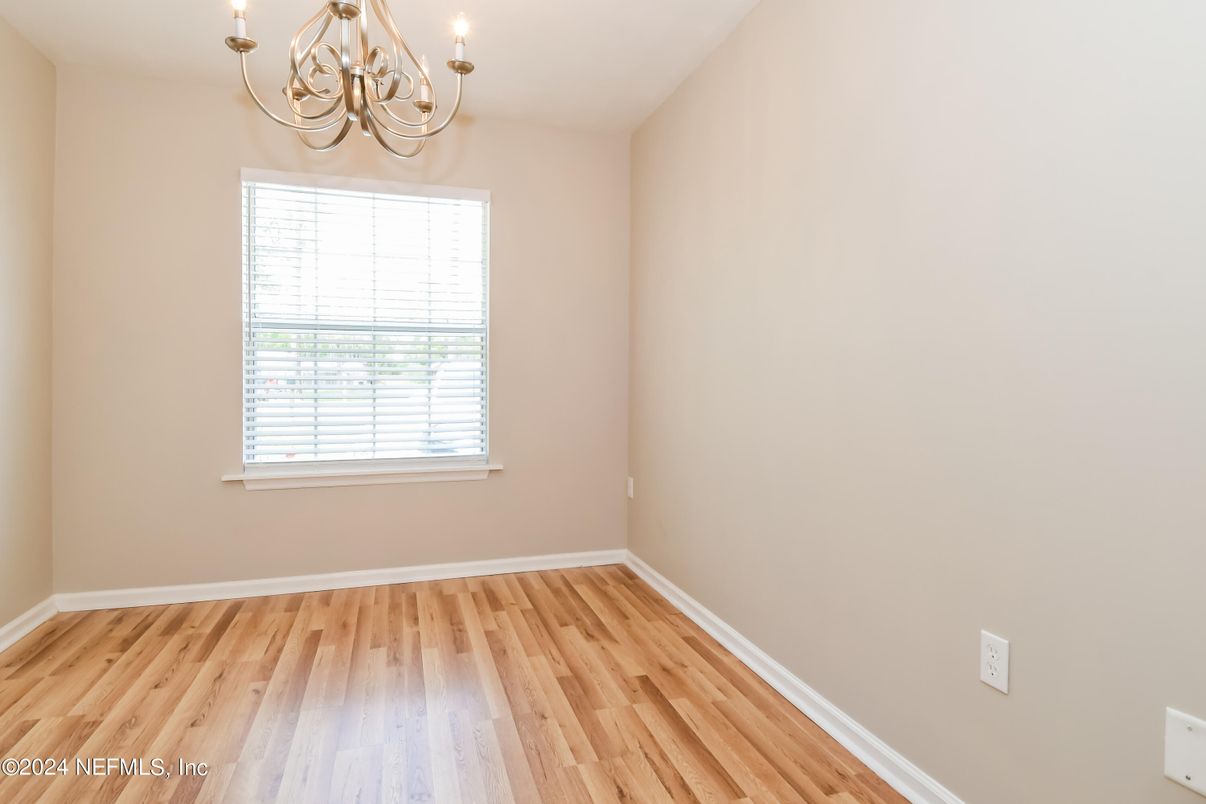 Chandelier, Empty room, Interior, Wood Texture Flooring