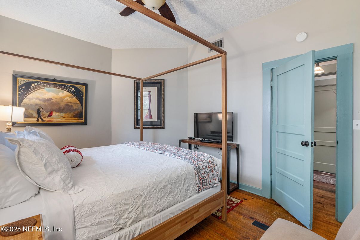 Bedroom, Interior, Wood Texture Flooring