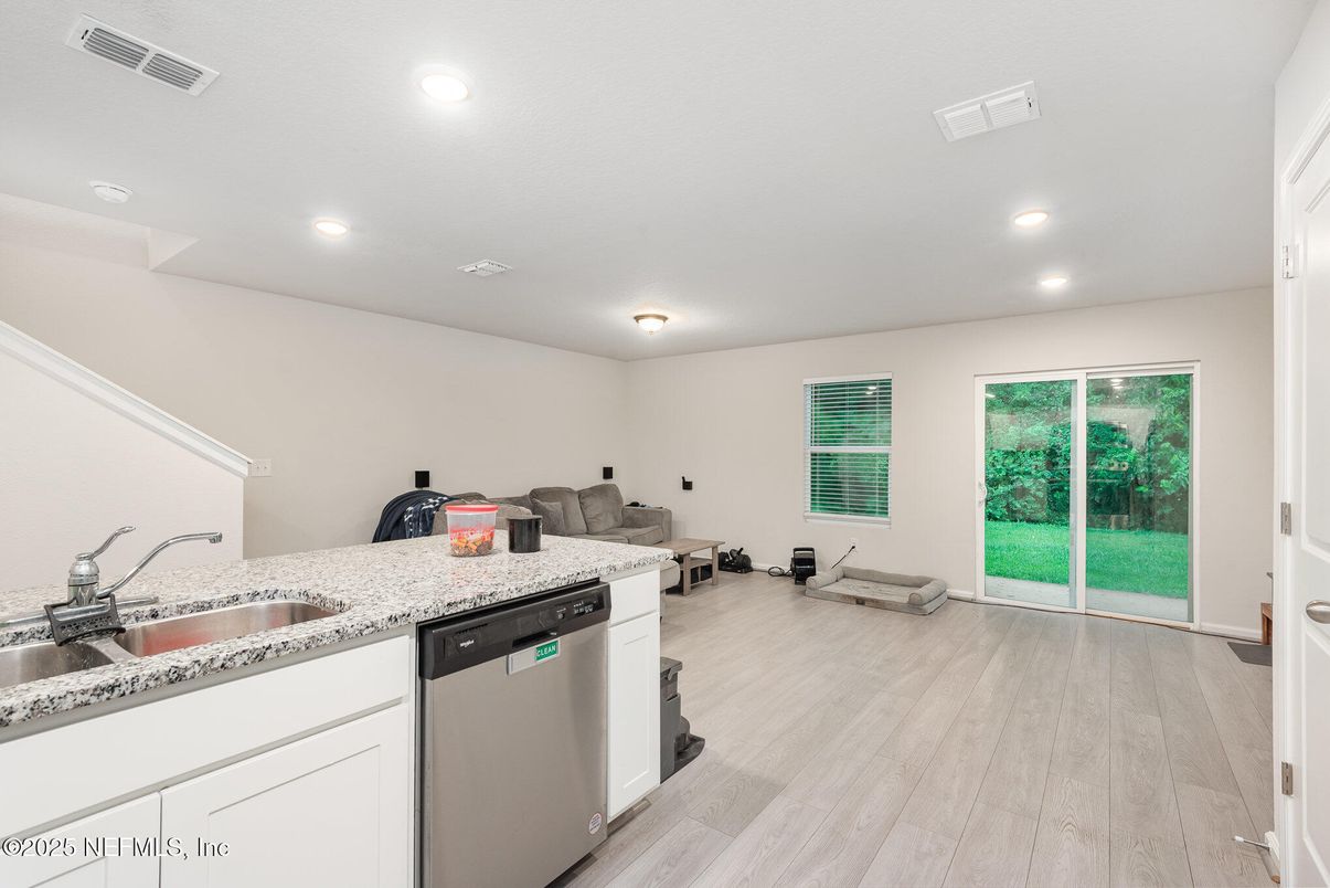 Interior, Recessed Lighting, Wood Texture Flooring