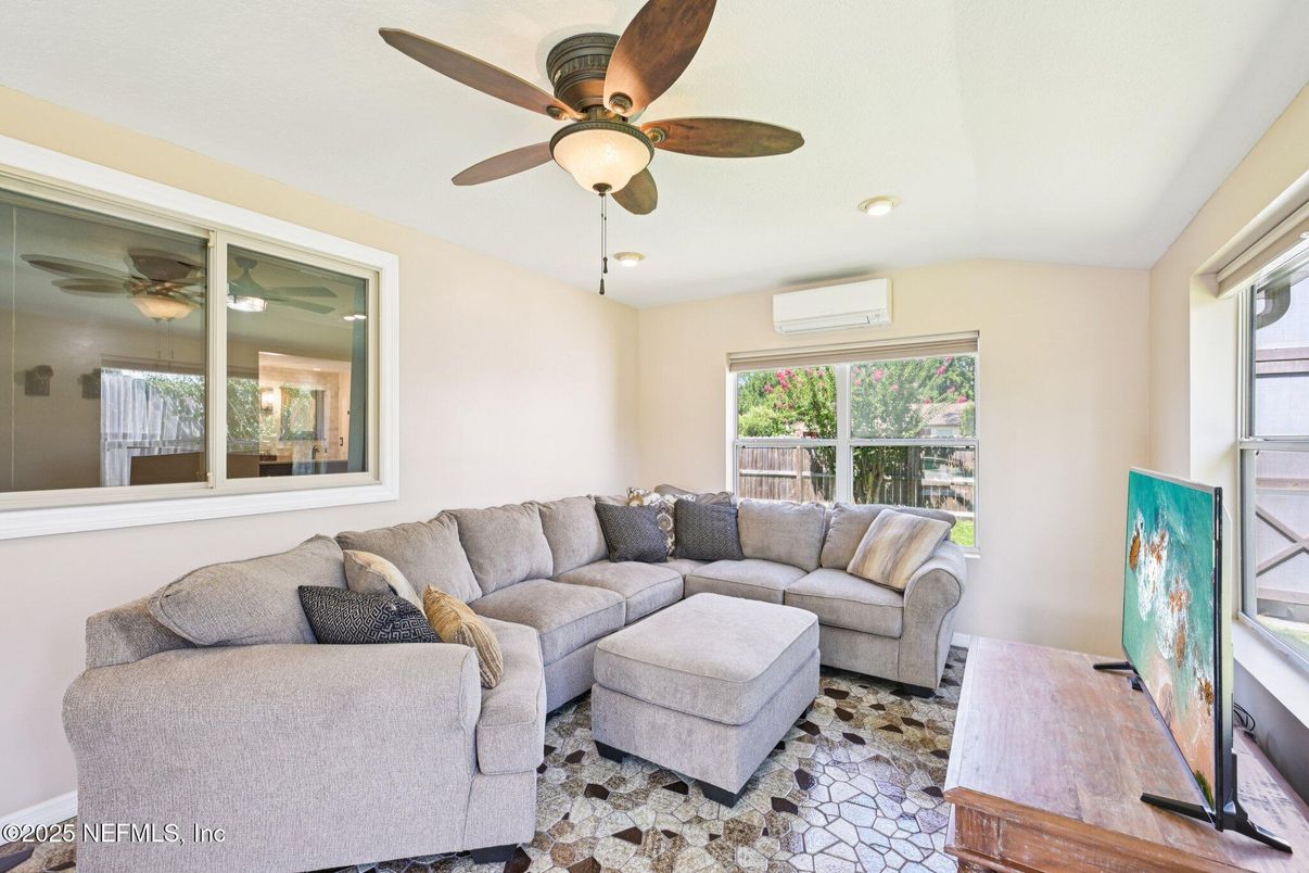 Interior, Living room, Recessed Lighting
