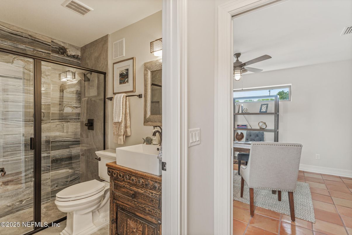 Bathroom, Glass Shower, Interior