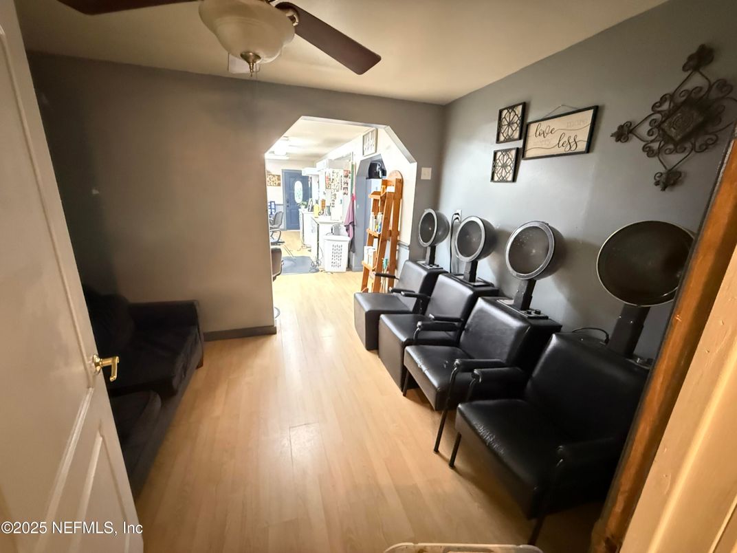 Home Theatre Room, Interior, Wood Texture Flooring