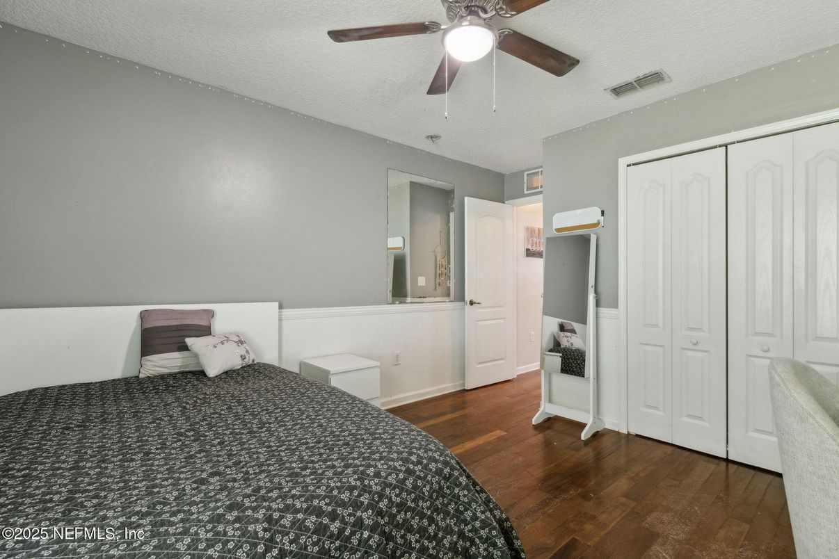 Bedroom, Interior, Wood Texture Flooring