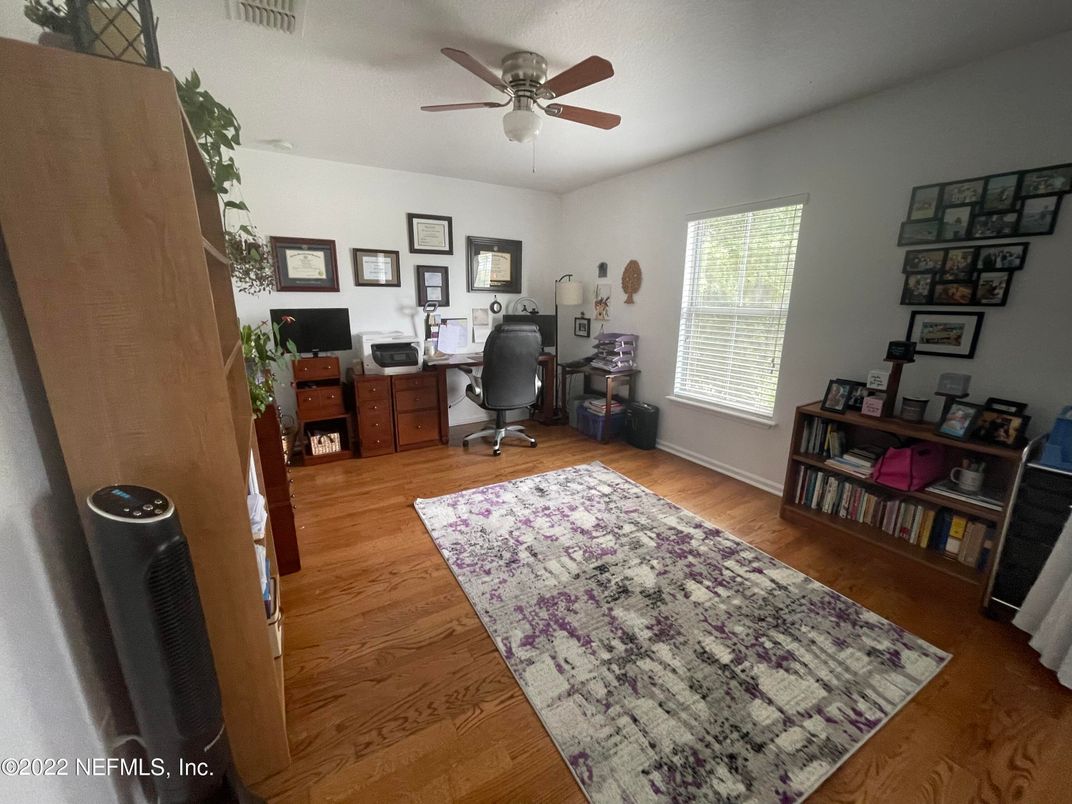 Home Office, Interior, Wood Texture Flooring