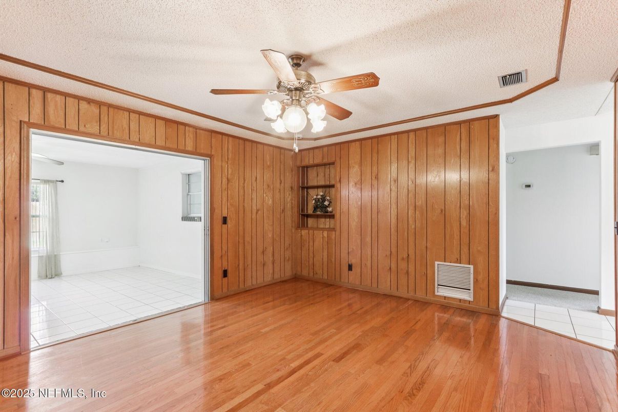 Empty room, Interior, Wood Texture Flooring, Wooden Walls