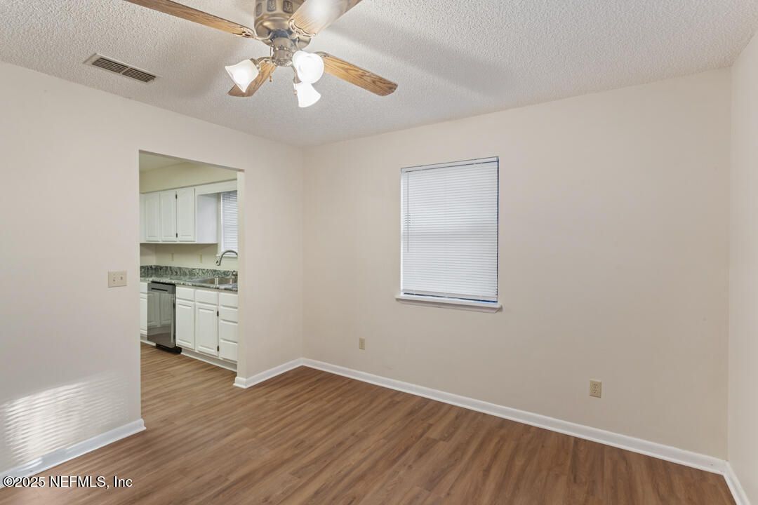 Empty room, Interior, Kitchen, Wood Texture Flooring