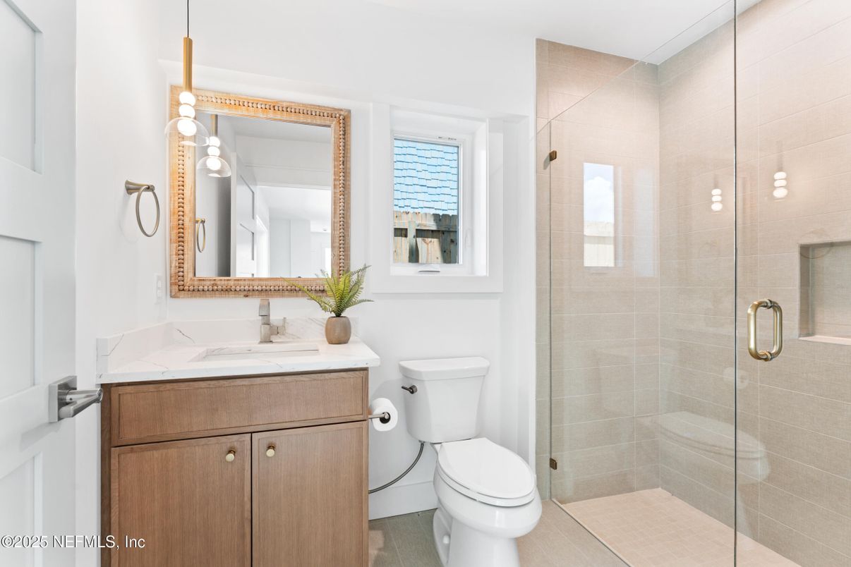 Bathroom, Glass Shower, Interior