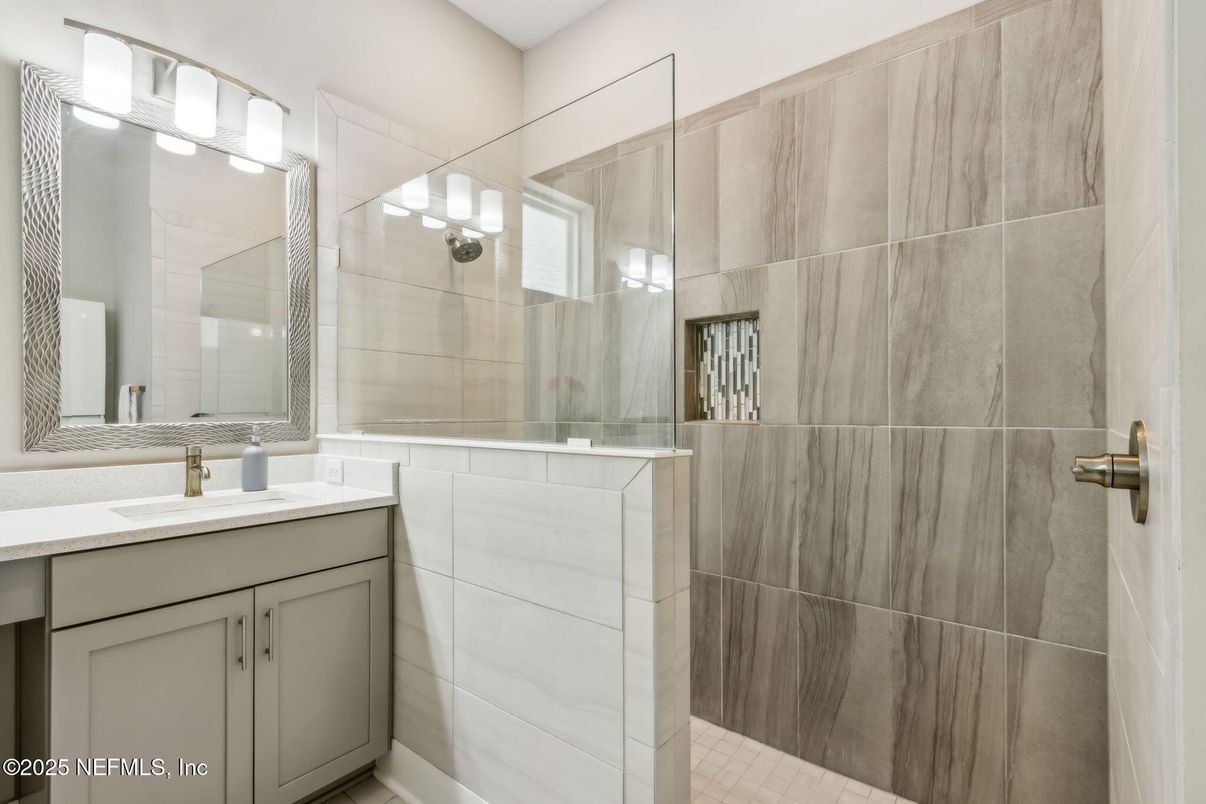 Bathroom, Glass Shower, Interior