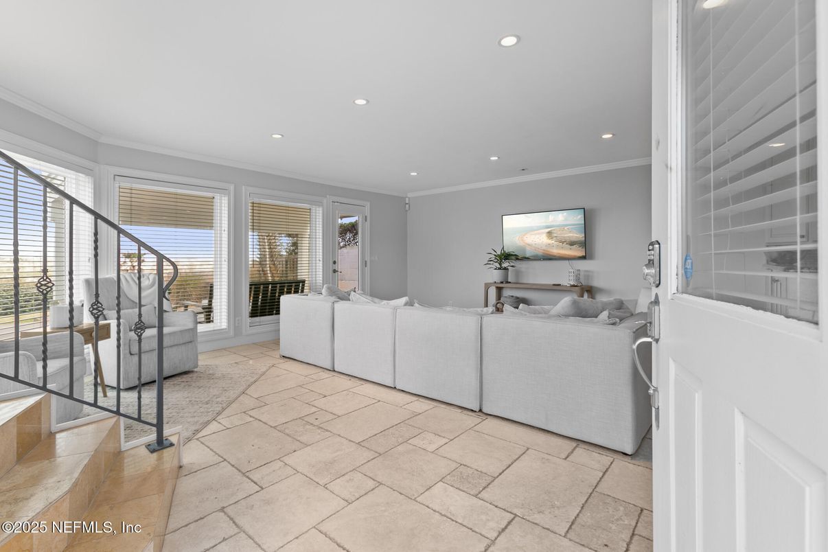 Interior, Living room, Recessed Lighting