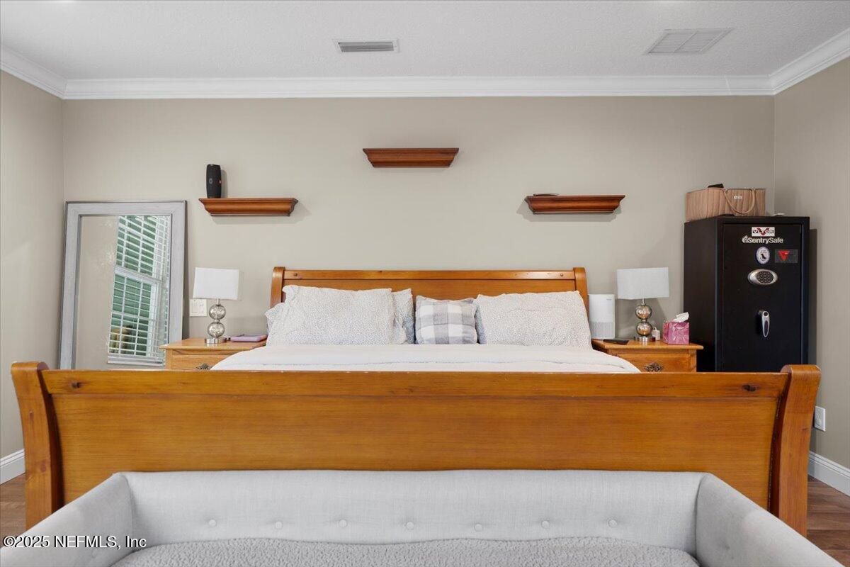 Bedroom, Interior, Wood Texture Flooring