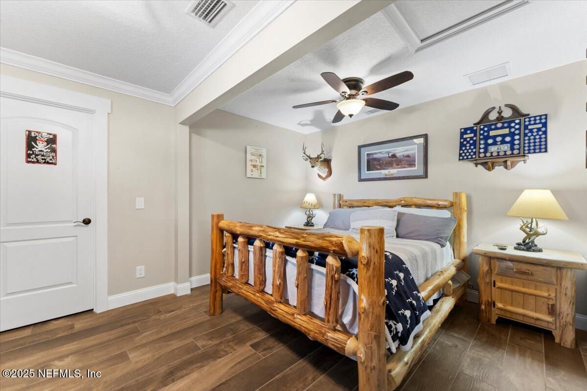 Bedroom, Interior, Wood Texture Flooring