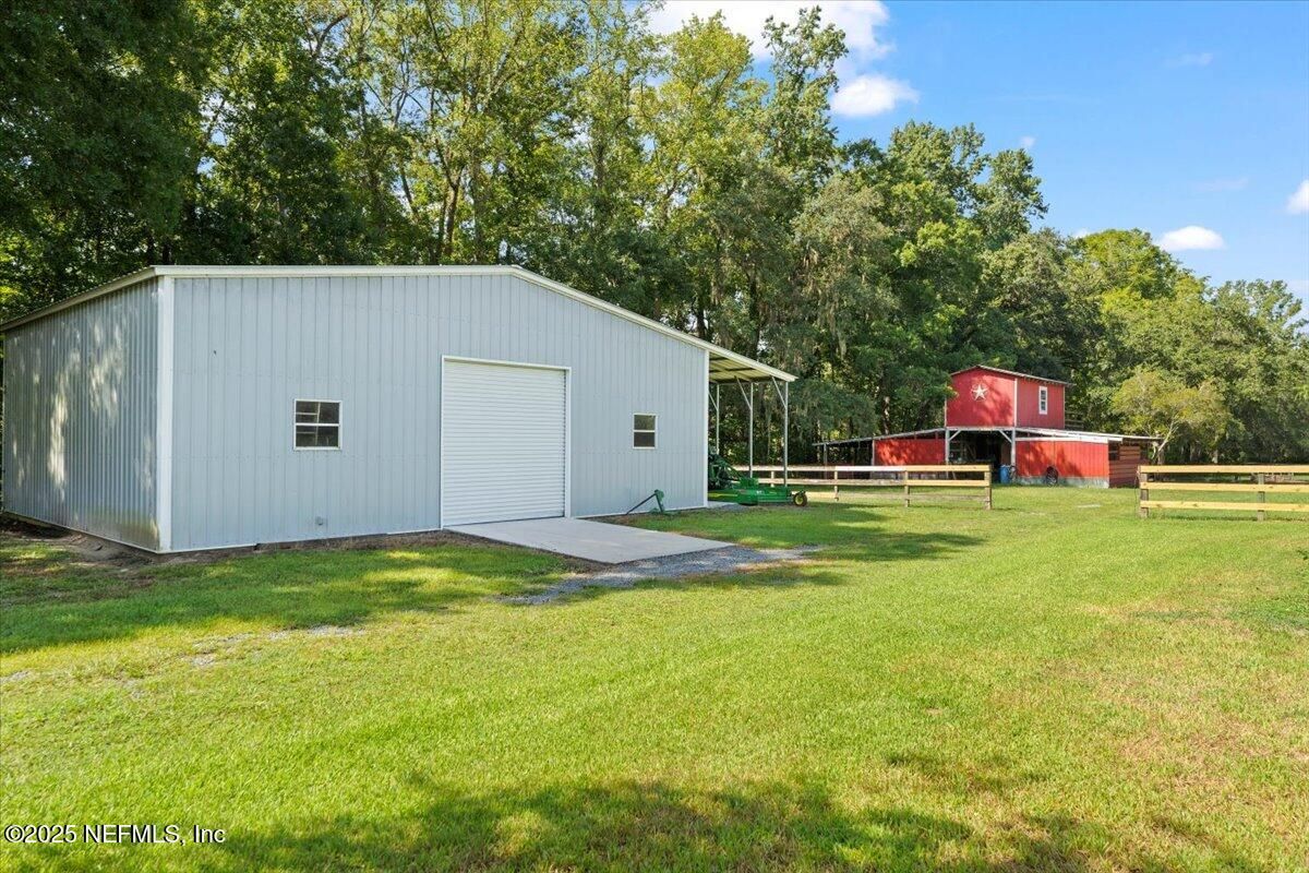 Backyard, Detached Garage, Exterior