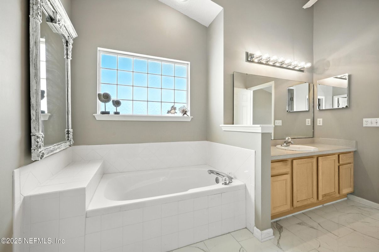 Bathroom, Dual Sink Vanities, Interior, Marble