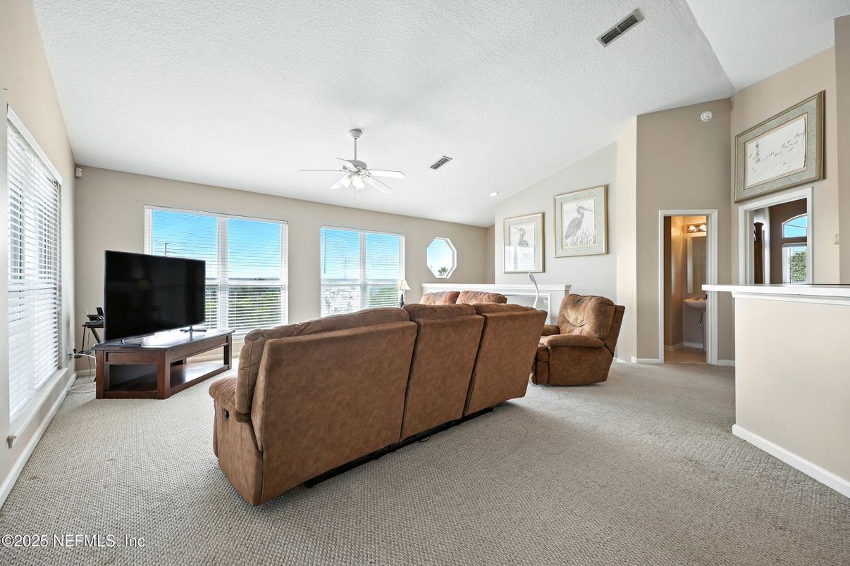 Interior, Living room, Recessed Lighting
